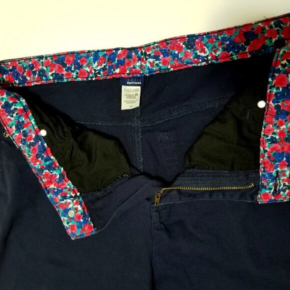 Basic Editions Jean Capri Pants Size 10 - Picture 2 of 8